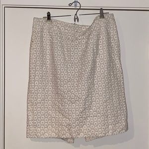 J. Crew Embroider Pencil Skirt